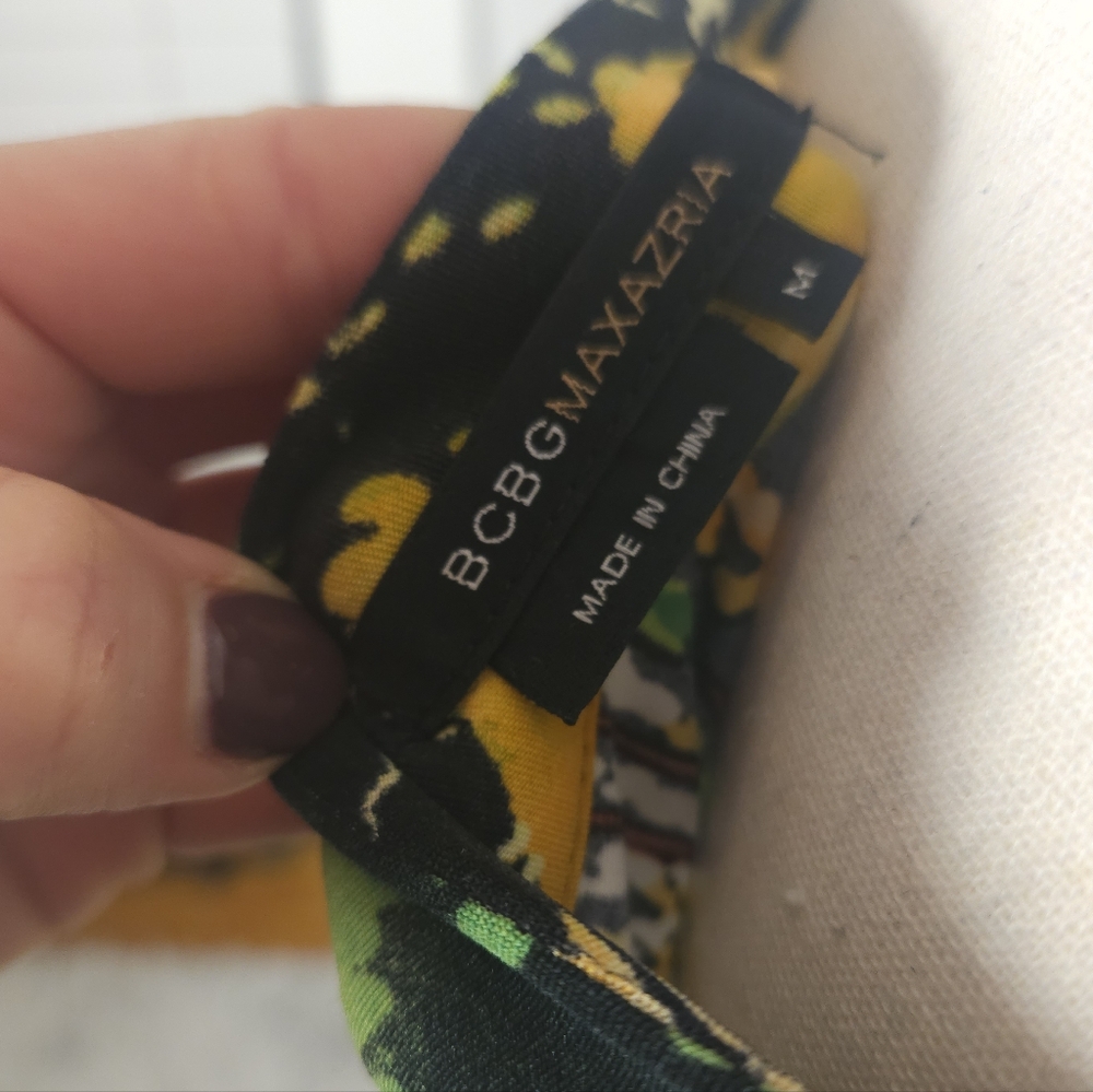 BCBGMaxAzria Multicolor Patterned Dress - Picture 4 of 4